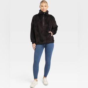 NWT JoyLab Women's High Pile Fleece 1/2 Zip Pullover